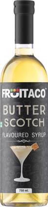 fruitaco Butterscotch Mocktail Syrup for Mocktails , Cocktails Butter Scotch