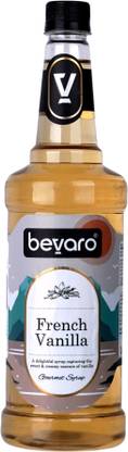 Bevaro French Vanilla Syrup, For Coffees, Shakes, Mocktails & Desserts French Vanilla