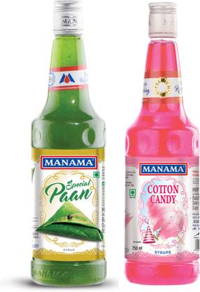 MANAMA Paan Syrup and Cotton Candy paan
