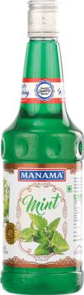 MANAMA Mint Syrup, Mixer for Mocktails and Cocktails 750ML