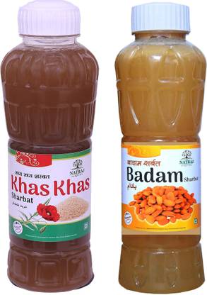 NATRAJ The Right Choice KHAS KHAS-BADAM SHARBAT KHAS KHAS
