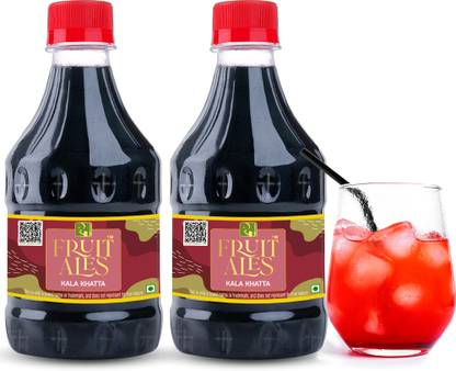 DHAMPUR GREEN Kala Khatta Bar Syrup for Cocktails/ Mocktails