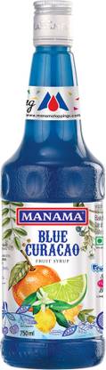 MANAMA Blue Curacao Syrup, Mixer for Mocktails and Cocktails 750ml
