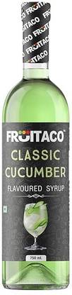 fruitaco Cucumber Syrup: Perfect Mixer For Enhancing Mocktails & Cocktails, Drinks 750