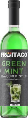 fruitaco Green Mint Syrup for Mocktails , Cocktails Green Mint