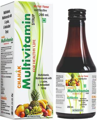 CHAHAK Multivitamin Syrup Mix Fruits