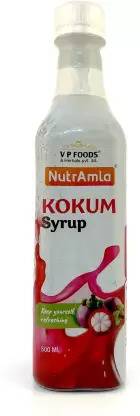 Nutramla 100% Pure Kokum Syrup 1000ml Refreshing & Cooling Sharbat Drink Kokum Juice Kokum Fruits