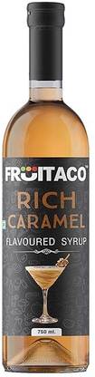 fruitaco Caramel Syrup: Perfect Mixer For Enhancing Mocktails & Cocktails, Drinks, 750