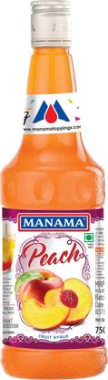 MANAMA Peach Syrup, Mixer for Mocktails and Cocktails 750ml