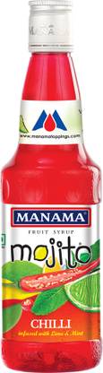 MANAMA Chilli Mojito Syrup, Mixer for Mocktails and Cocktails 750ml