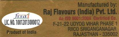 RAJ FLAVOURS INDIA PVT LTD Butterscotch Butter Scotch