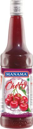 MANAMA Cherry Syrup, Mixer for Mocktails and Cocktails 750ML