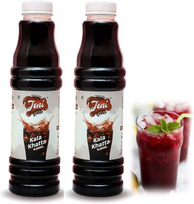 jeni Sharbat & Soda Pack of 2 Flavors - Kala Khatta