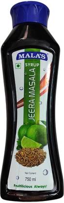 mala's Jeera Masala Syrup Bottle Jeera Masala