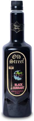 Old street Black Currant Bar Syrup Mocktail Drinks Beverages Cocktails and Non Alcoholic Mix Syrup