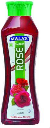 mala's Rose Syrup -Fruitilicious Always Rose