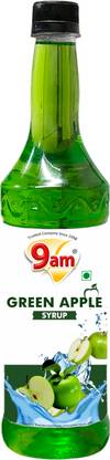 9am Green Apple Mocktail Syrup Green Apple