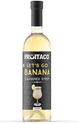 fruitaco Banana Syrup: Perfect Mixer For Enhancing Mocktails & Cocktails, Drinks 750
