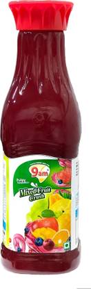 9am Mixed Fruit Crush Drink|Ready to Mix |Refreshing Juice Mixed Fruit