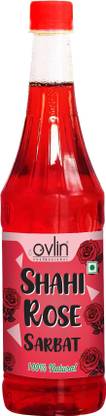 Ovlin Premium Rose Syrup Made With Real Rose Petals|gulab Sarbat|handmade Sarbat ROSE