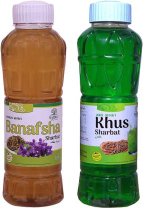 NATRAJ The Right Choice BANFSHA-KHUS Sharbat BANAFSHA