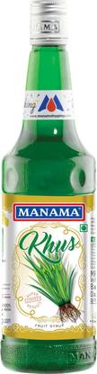MANAMA Khus Syrup, Mixer for Mocktails and Cocktails 750ml
