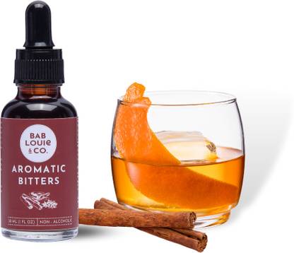 BAB LOUIE & CO. Aromatic Bitters for Cocktails & Mocktails, Old Fashioned, Duchess, Gin and Tonic