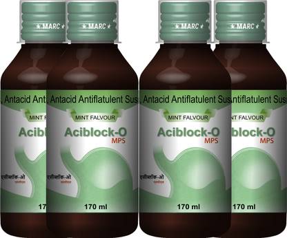 MARC Aciblock-O MPS Syrup 170ml | Relief from Acidity, Gas, Bloating & Heartburn sweet