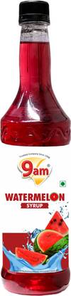 9am Watermelon Mocktail Syrup - 750 ml | Refreshing Fruit for Delicious Drinks Watermelon