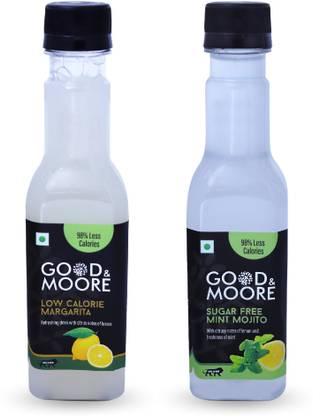 good+moore Cocktail, Mocktail Sugar free Mint Mojito, Low Calorie Margarita