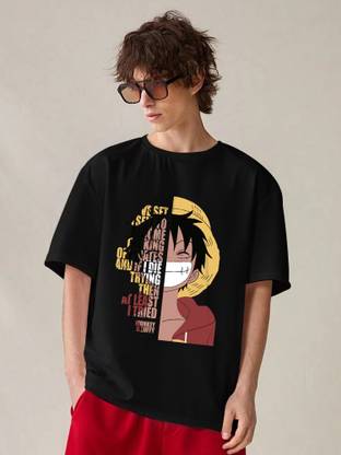 Jump Cuts Printed, Typography Men Round Neck Black T-Shirt