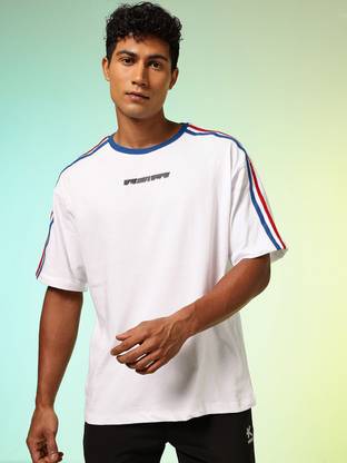 HRX by Hrithik Roshan Solid Men Round Neck White T-Shirt