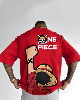 Howdy Graphic Print Men Round Neck Red T-Shirt