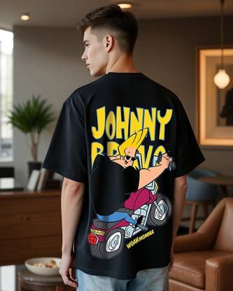 BEWAKOOF Graphic Print Men Round Neck Black T-Shirt