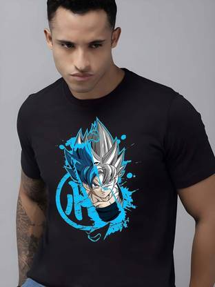 Moda Rapido Graphic Print Men Round Neck Black T-Shirt