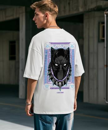 BEWAKOOF Graphic Print Men Round Neck White T-Shirt