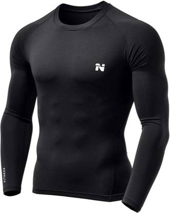 Solid Men Black T-Shirt