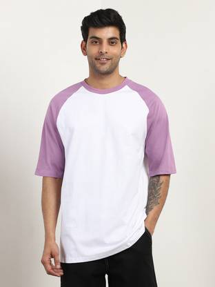 NOBERO Solid Men Round Neck White T-Shirt
