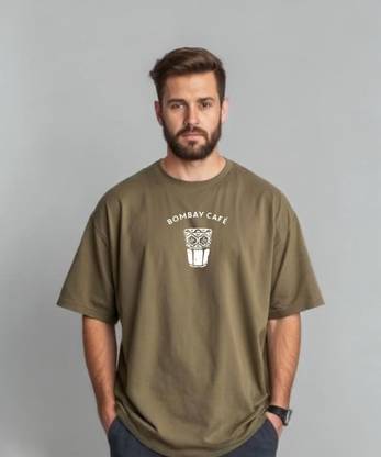UrGear Printed Men Round Neck Green T-Shirt