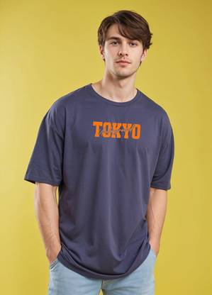 Smartees Printed Men Round Neck Blue T-Shirt