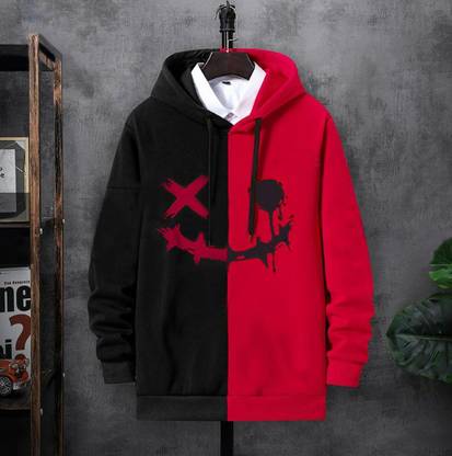 Full Sleeve Color Block Men Sweatshirt