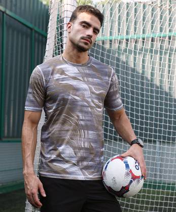 CAMPUS SUTRA Printed Men Crew Neck Multicolor T-Shirt