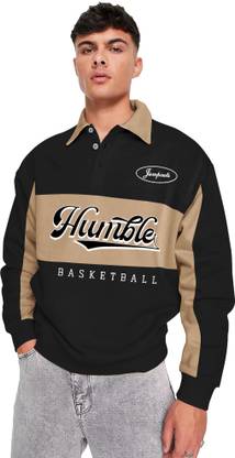 Printed Men Black, Beige T-Shirt