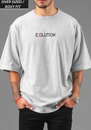 UrGear Typography Men Round Neck White T-Shirt