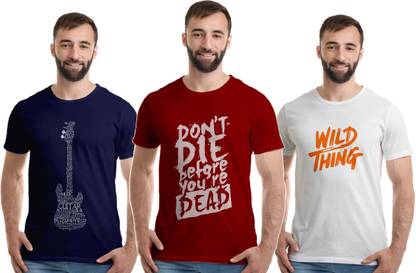 Printed Men Multicolor T-Shirt