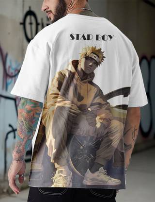 Force Printed Men Round Neck White T-Shirt