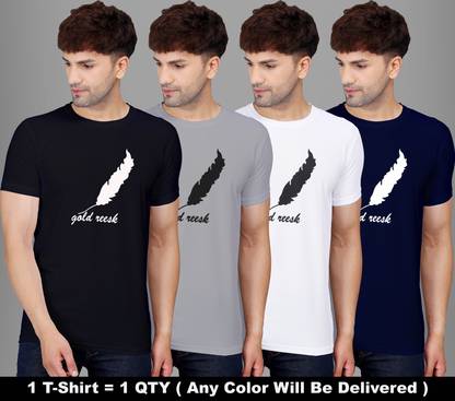 Brucella Printed Men Multicolor T-Shirt