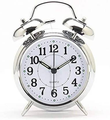 BBD Kitchen Shop Analog Silver Clock