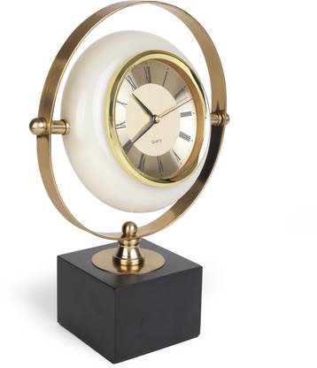 gvnd Analog White Clock