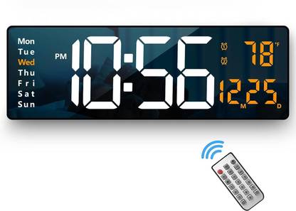 NXZ Electric Clock 13 cm X 32 cm Wall Clock